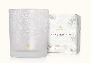 Fraiser Fir Md Flocked Candle